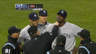 Michael Pineda Again Isn't Discreet About His Pine Tar, Gets Ejected
